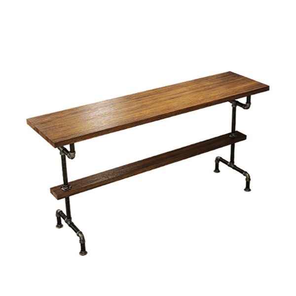 Ensemble de table de pub industriel rectangle 1/2/4/7 pièces COMPTENDRE DE COMPRÉTENCE EN BOISS