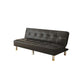 Faux Leather and Linen Sofa Contemporary Biscuit Back Sofa Bed Clearhalo 'furn' 'furn_sofas' 'Furniture' 'furniture_sofas' 'Living Room Furniture' 'Sofa' 'sofas' 1200x1200_794f26eb-c028-4f6b-92a6-2da6cd842049