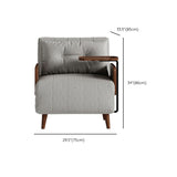 Modern Cushion Back Futon Sofa Bed Pillow Included Sleeper Sofa