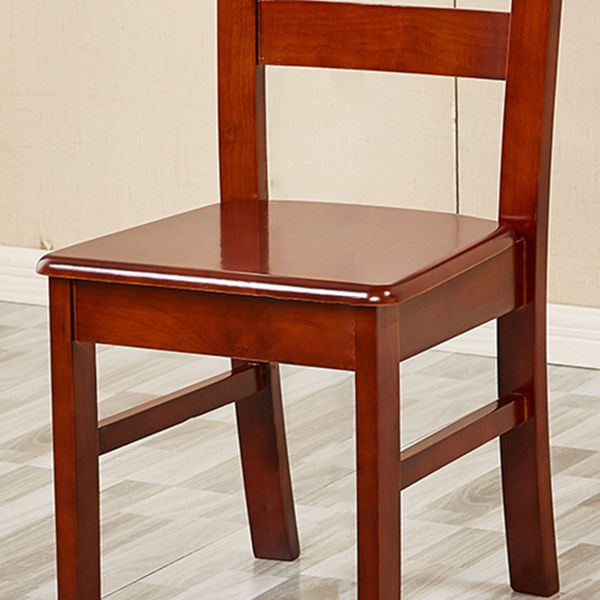 Traditional Dining Room Chair Wood Dining Side Chair with 4 Legs for Home Use Clearhalo ' kitchen&dining_furn' 'Dining Chairs' 'Dining Tables & Seating' 'dining_chair' 'furn' 'furn_dining_chair' 'Furniture' 'furniture_dining_chair' 'Kitchen & Dining Furniture' 'kitchen' 1200x1200_795466be-4c11-485f-9edd-3ec90cb8354f