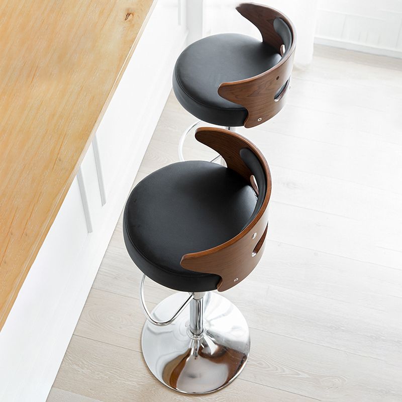 Modern Style Metal Stool with Swivel and Adjustable Height Living Room Simple Bar Stool Clearhalo 'Bar Furniture' 'Bar Stools' 'bar_stools' 'furn' 'furn_bar_stools' 'furniture_bar_stools' 'Kitchen & Dining Furniture' 'kitchen&dining_furn' 'kitchen' 'kitchen_furn' Furniture' 1200x1200_7954b96b-394b-43ff-8dca-6b8b6de45b1e