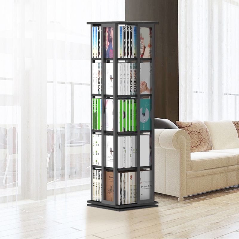 Open Vertical Industrial Corner Bookshelf Metal Frame Manufactured Wood Shelf Bookshelf Clearhalo 'Bookcases' 'furn' 'furn_bookcases' 'Furniture' 'furniture_bookcases' 'kitchen' 'kitchen_bookcases' 'Living Room Furniture' 'Office Furniture' 1200x1200_7957c7e4-d6ee-423d-b145-b4373fe04ff4