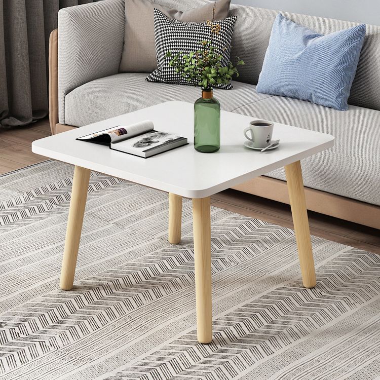 Modern 17" Tall Wooden Single End Table With Four Wooden Legs Clearhalo 'Coffee & Accent Tables' 'End & Side Tables' 'end_side_table' 'end_side_tables' 'furn' 'furn_end_side_tables' 'Furniture' 'furniture_end_side_table' 'Living Room Furniture' 1200x1200_795a0efb-8d8c-4e43-b6b9-f730e7e648a1