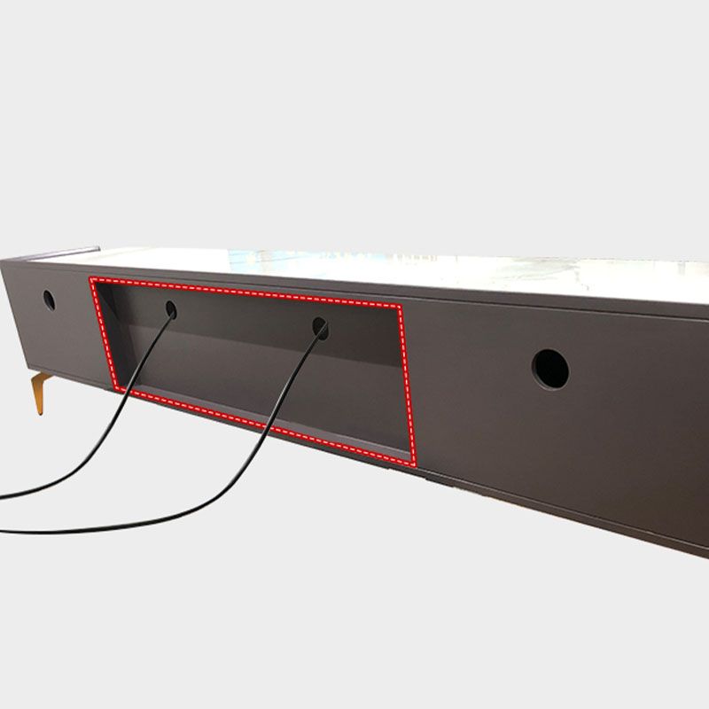 Glam TV Media Console Enclosed Storage TV Console for Living Room Clearhalo 'furn' 'furn_tv_stands_entertainment_centers' 'Furniture' 'Living Room Furniture' 'TV Stands & Entertainment Centers' 'TV Stands & Media Storage Furniture' 'tv_stands_entertainment_centers' 1200x1200_795a3d13-876f-41b4-b096-d000a5ba4289