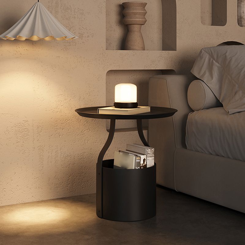 Modern bed nachtkastje metalen open opberg nachttafel voor slaapkamer