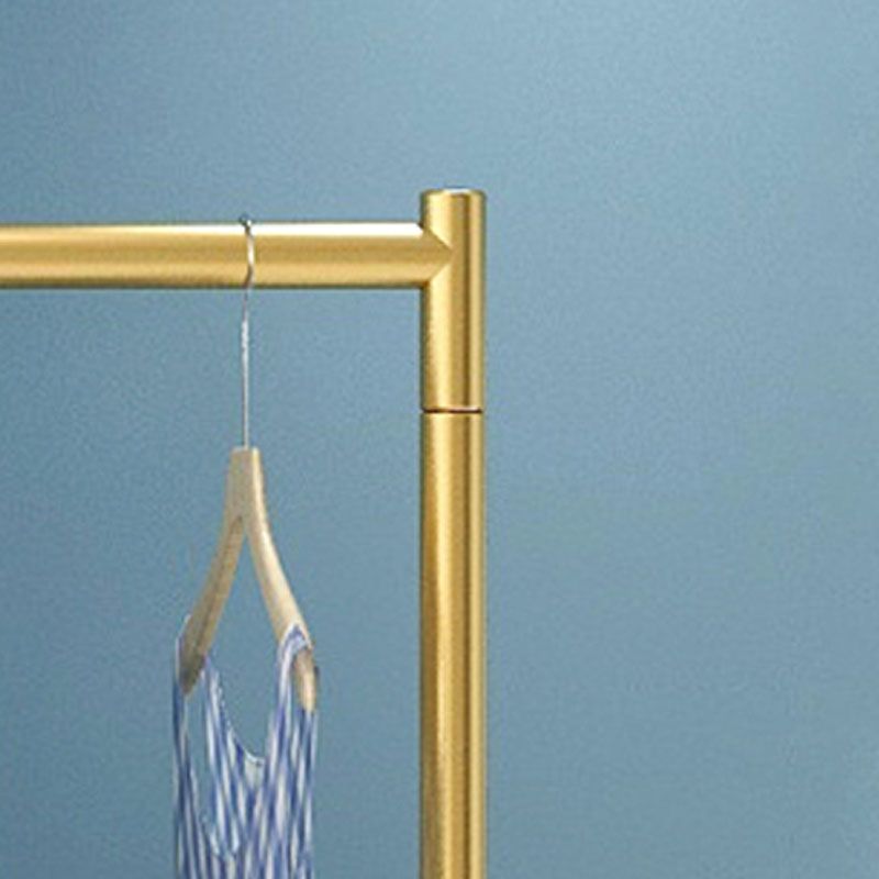 Zeitgenössischer Kleiderregal Hängende Schiene Metallrahmen Eingangsmantelbügel