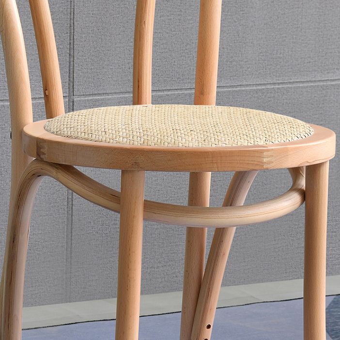 Industriële keuken eetstoelen vaste houten windsor achterkant stoel