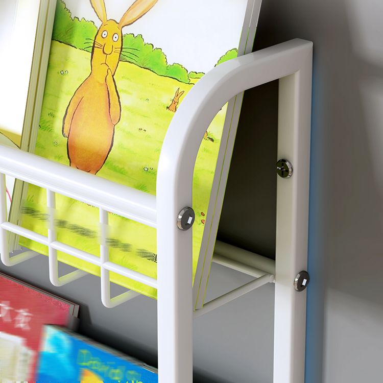 White Bookshelf Contemporary Style Wall Mounted Bookcase for Home Office Clearhalo 'Bookcases' 'furn' 'furn_bookcases' 'Furniture' 'furniture_bookcases' 'kitchen' 'kitchen_bookcases' 'Living Room Furniture' 'Office Furniture' 1200x1200_795ecb1c-94c0-478f-a1cc-3965354148e9