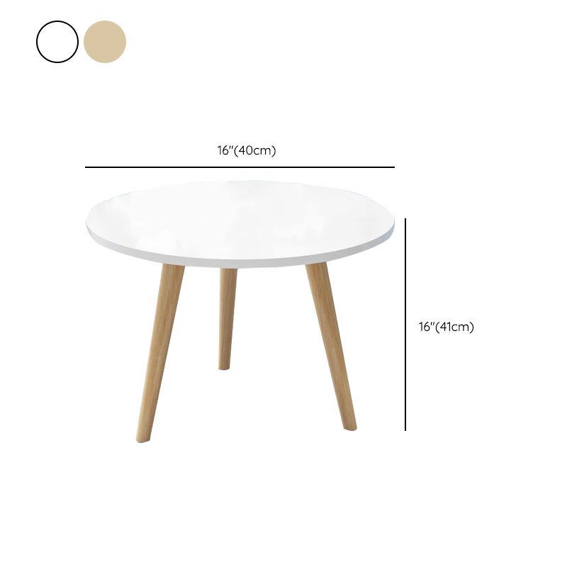 Contemporary 3 Legs and 4 Legs Cocktail Table Wooden Coffee Table