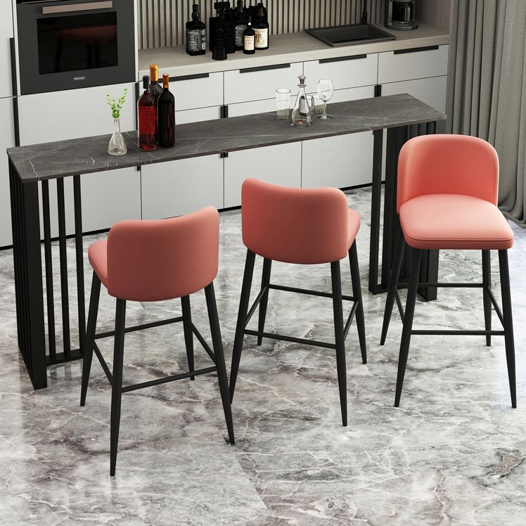 Rectangle Stone Bar Dining Table Contemporary Bar Table with Double Pedestal Base Clearhalo 'Bar Furniture' 'Bar Tables' 'bar_tables' 'Furniture' 'furniture_bar_tables' 'Kitchen & Dining Furniture' 1200x1200_79632b23-4a39-44ea-be3c-cc9a6c83aa46