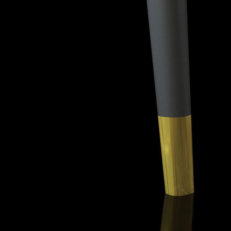 Rechthoekige gesinterde stenen eettafel luxe 4 poten meubels in matte afwerking voor thuis