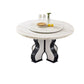 Round Table Convertible Dining Table for Kitchen Dining Room Clearhalo 'Dining Tables & Seating' 'Dining Tables' 'dining_table' 'furn' 'furn_dining_table' 'Furniture' 'Kitchen & Dining Furniture' 1200x1200_79677946-45f8-4068-9e0b-47c8c7aae6ec