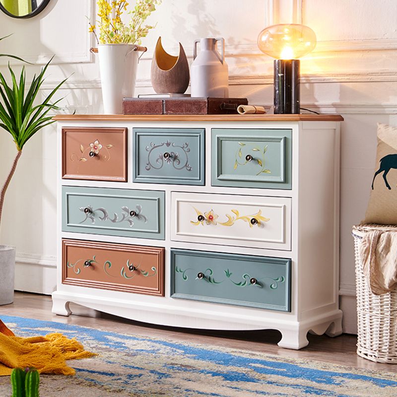 Nautical Bedroom Wooden Storage Chest Horizontal Chest with Drawers Clearhalo 'Bedroom Furniture' 'Dressers & Chests' 'dressers_chests' 'furn' 'furn_dressers_chests' 'Furniture' 1200x1200_79688c59-8366-466e-9484-2ce4e0a93731
