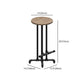 Wood Iron Bar Stool Industrial Style Backless 28.74" H Counter Stool with Round Seat Clearhalo 'Bar Furniture' 'Bar Stools' 'bar_stools' 'furniture_bar_stools' 'Kitchen & Dining Furniture' 'kitchen&dining_furn' 'kitchen' 'kitchen_furn' Furniture' 1200x1200_7968aa42-0a4c-4243-a758-b84a243b627c