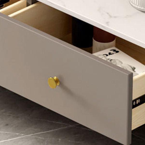Scandinavian TV Media Stand Stone Enclosed Storage TV Stand Console with Drawers Clearhalo 'furn' 'furn_tv_stands_entertainment_centers' 'Furniture' 'Living Room Furniture' 'TV Stands & Entertainment Centers' 'TV Stands & Media Storage Furniture' 'tv_stands_entertainment_centers' 1200x1200_796900a4-0536-48fb-98f5-8861c317679a