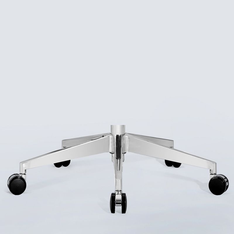 Silla de tareas de cuero de imitación ergonómica con brazos acolchados silla de oficina contemporánea