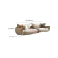 Modern Fabric Sectional with Bolster Pillows 31.5" Tall White L-shape Sectional Clearhalo 'furn' 'furn_sectionals' 'Furniture' 'Living Room Furniture' 'Sectionals' 1200x1200_796adf30-c507-4569-b52d-7771cc86add0