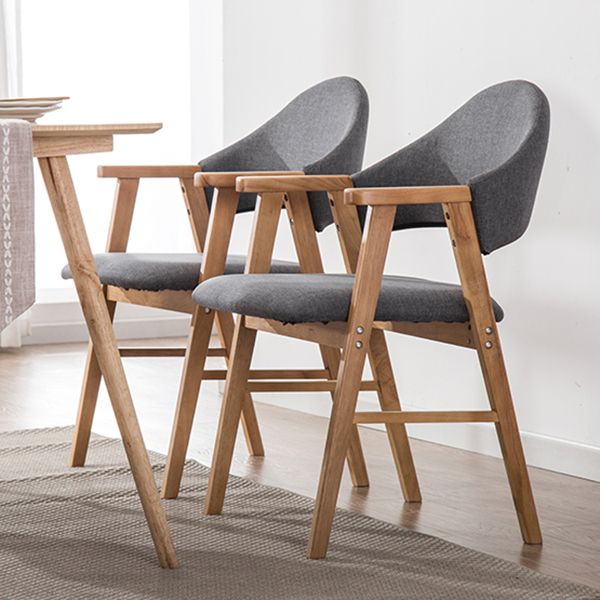 Wood Modern Style Indoor Chair of 20'' Wide Open Back Dining Side Chairs Clearhalo ' kitchen&dining_furn' 'Dining Chairs' 'Dining Tables & Seating' 'dining_chair' 'furn' 'furn_dining_chair' 'Furniture' 'furniture_dining_chair' 'Kitchen & Dining Furniture' 'kitchen' 1200x1200_796baff4-8786-4404-bf72-0d2fdee692e3