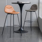 Minimalist Style Leather Counter Stool Low Back Stools with Metal Legs Clearhalo 'Bar Furniture' 'Bar Stools' 'bar_stools' 'furn' 'furn_bar_stools' 'Furniture' 'furniture_bar_stools' 'Kitchen & Dining Furniture' 1200x1200_796f48b4-786e-4292-a862-9b51b8bc97ea
