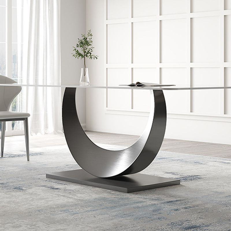 Modern Style Rectangle Table Set 1/2/3/5/8 Pieces Dining Set for Home Use