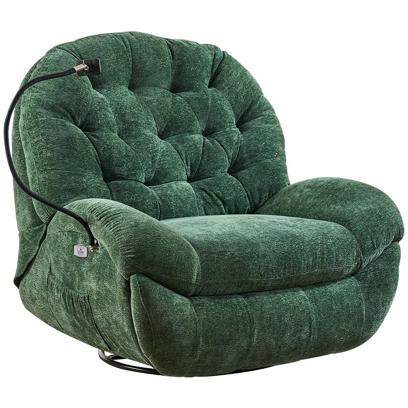 Contemporaneo Recliner Recliner Metal Solid Color Rocker girevole interno