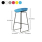 Modern Armless Backrest Counter Stool Iron Cafe Bar Stool with Pedal and Acrylic Seat Clearhalo 'Bar Furniture' 'Bar Stools' 'bar_stools' 'furn' 'furn_bar_stools' 'Furniture' 'furniture_bar_stools' 'Kitchen & Dining Furniture' 1200x1200_797388cc-2d39-44d3-870e-66192a3ad915