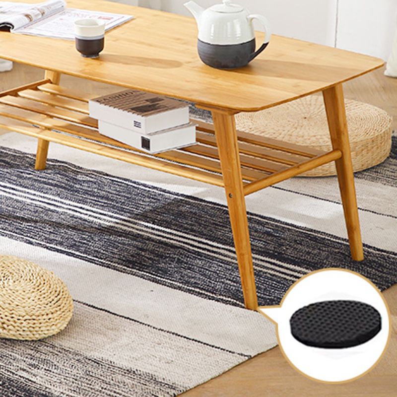 4 Beine 1 Couchtisch Moderner Couchtisch aus Holz mit Ablage