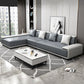 29"H Scandinavian Sectional Sofa Leather Grey Sectionals with Bostol Pillows Clearhalo 'furn' 'furn_sectionals' 'Furniture' 'Living Room Furniture' 'Sectionals' 1200x1200_7975c6e9-21e6-49b7-8dc0-afbd51f4a81f