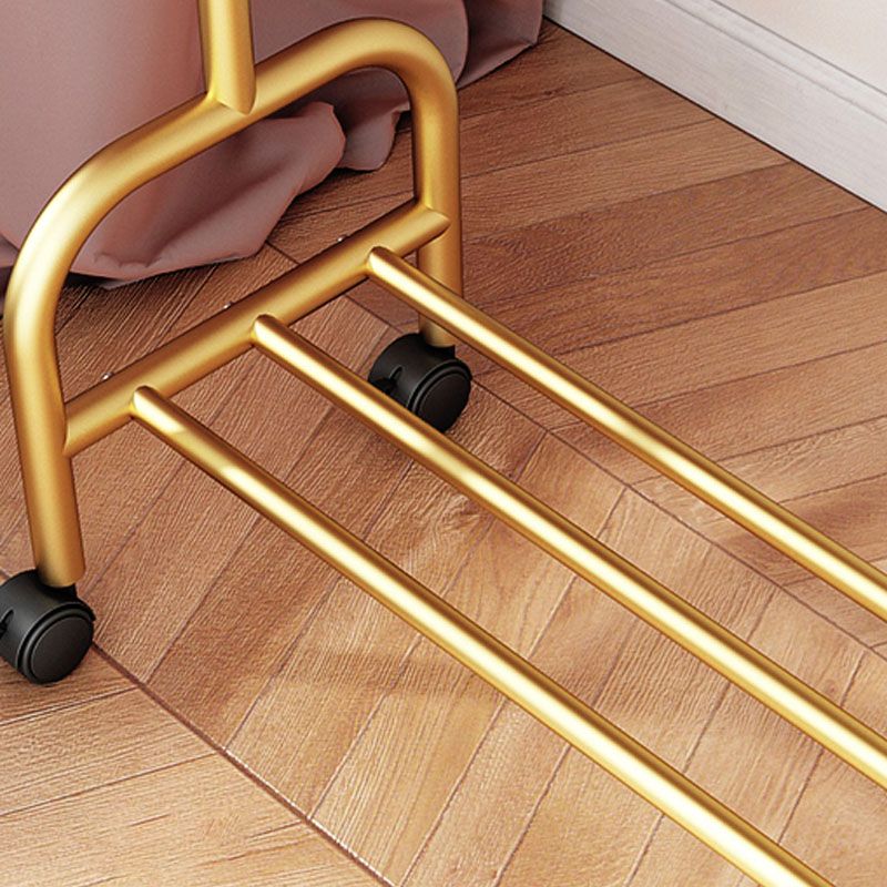 Glam Style Hall Stand Metal Free Standing Stand con gancio di cappotto