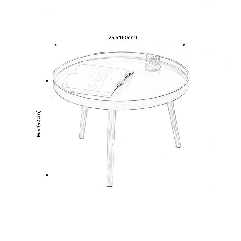 White Round Accent Side Table Solid Wood Abstract Side End Table Clearhalo 'Coffee & Accent Tables' 'End & Side Tables' 'end_side_table' 'end_side_tables' 'furn' 'furn_end_side_tables' 'Furniture' 'furniture_end_side_table' 'Living Room Furniture' 1200x1200_797a37fd-220f-4587-8526-c870f6b8cf4a