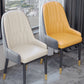 Nordic Style Metal Dining Chairs Home Cushioned Parsons Chair with Arm Clearhalo ' kitchen&dining_furn' 'Dining Chairs' 'Dining Tables & Seating' 'dining_chair' 'furn' 'furn_dining_chair' 'Furniture' 'furniture_dining_chair' 'Kitchen & Dining Furniture' 'kitchen' 1200x1200_797ba419-5787-4d88-bea9-318fb5187c32