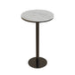 Industrial Metal Bar Table Faux Marble 23.6" Round Top Indoor Bistro Table Clearhalo 'Bar Furniture' 'Bar Tables' 'bar_tables' 'furn' 'furn_bar_tables' 'Furniture' 'furniture_bar_tables' 'Kitchen & Dining Furniture' 'kitchen&dining_furn' 'kitchen' 1200x1200_797d02e8-dd42-462a-ba46-21fd37cbc194