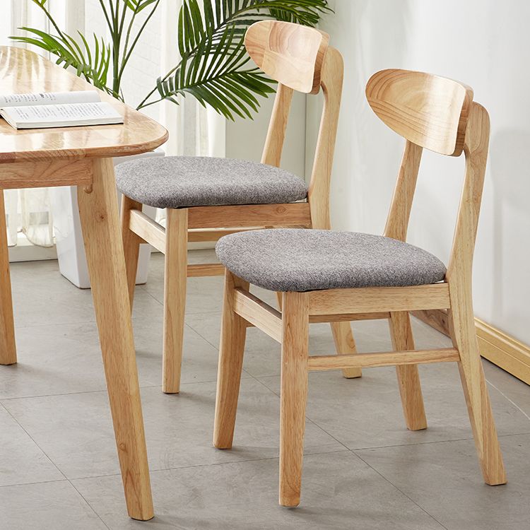 Wooden Modern Dining Side Chair with Cushion Open Back Dining Side Chair for Kitchen Clearhalo ' kitchen&dining_furn' 'Dining Chairs' 'Dining Tables & Seating' 'dining_chair' 'furn' 'furn_dining_chair' 'Furniture' 'furniture_dining_chair' 'Kitchen & Dining Furniture' 'kitchen' 1200x1200_797d7845-65b8-4989-b8ab-7092a4e259a0
