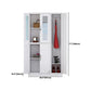 Contemporary Style Home Wardrobe Steel Wardrobe Closet with Doors