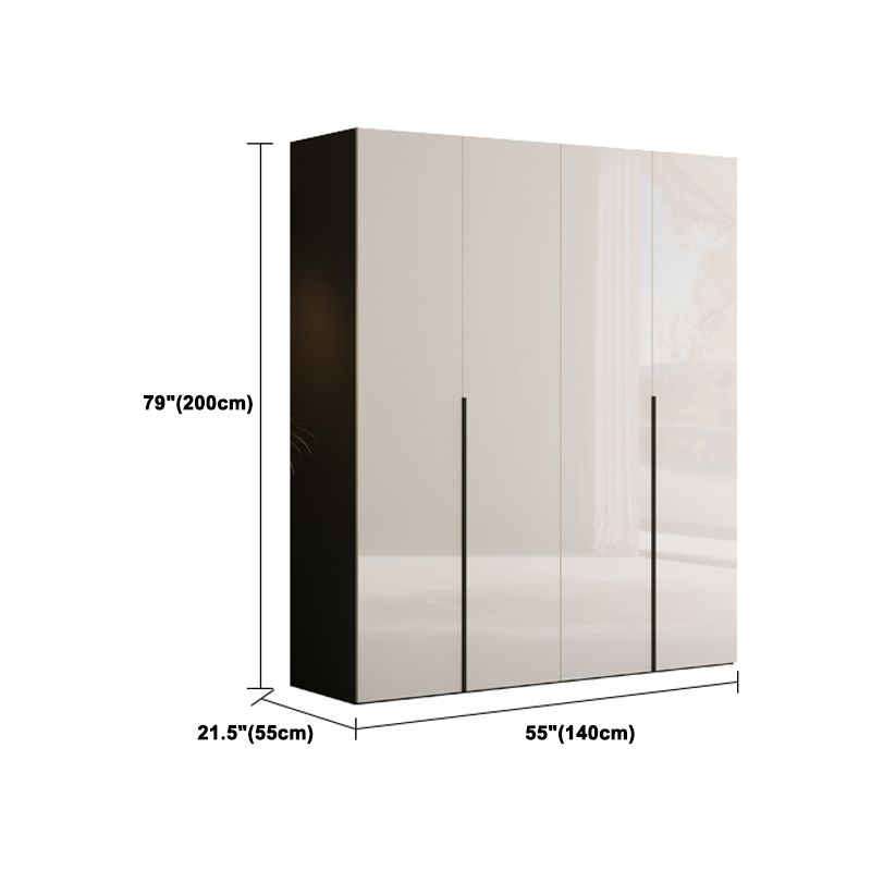 Engineered Wood Wardrobe Closet Contemporary Hinged Wardrobe Armoire Clearhalo 'Armoires & Wardrobes' 'armoires_wardrobes' 'Bedroom Furniture' 'furn' 'furn_armoires_wardrobes' 'Furniture' 1200x1200_797efff8-0aa9-4ee0-a7db-011caa0b76be