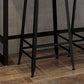 Moderne stijl 1/5/9-delige bartafelset rechthoekig grenenhouten aanrechttafel voor café