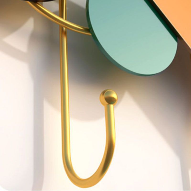 Appendiabiti a parete in metallo contemporanei a parete gancia con ganci