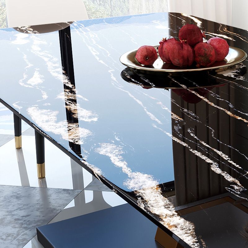 Traditional Luxury Dining Table Sintered Stone Table with Pedestal Base for Dining Room Clearhalo ' dining_table' 'Dining Tables & Seating' 'Dining Tables' 'furn' 'furn_dining_table' 'Furniture' 'furniture_dining_table' 'Kitchen & Dining Furniture' 'kitchen&dining_furn' 'kitchen' 'kitchen_dining_table' 1200x1200_7984e3c3-3011-41f5-b933-0a3ec6e41ee3