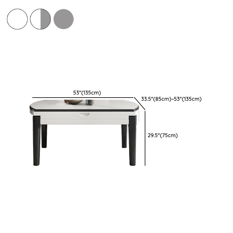 Muebles de piedra de estilo moderno 1/7 piezas de mesa redonda con silla sin brazo