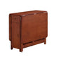 Mid-Century Rectangle Table Solid Wood Folding Table , 51"Lx34.6"Wx29.5"H