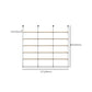 Display soggiorno industriale Multi-shelf montato a parete in naturale