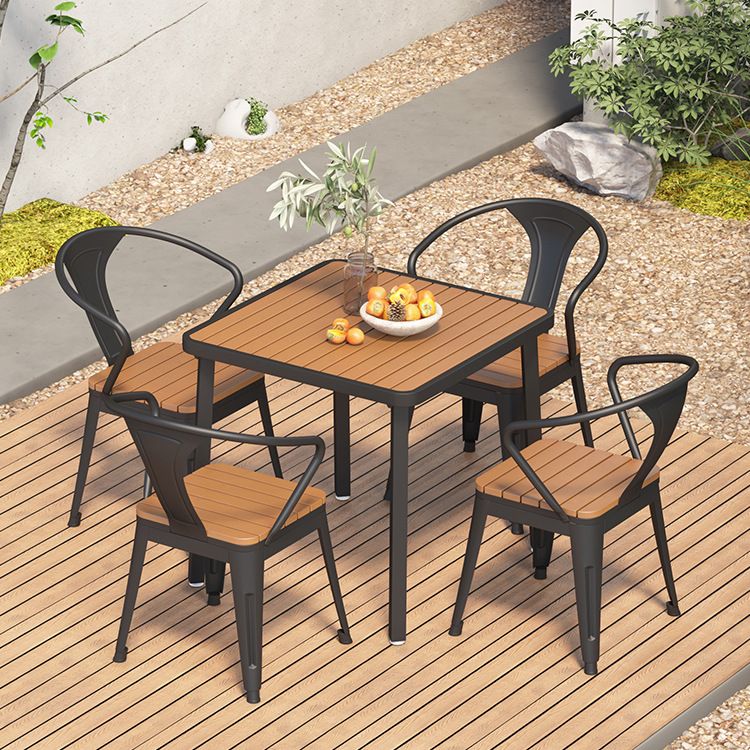 Modern Style Table Set 1/2/5/7 Pieces Dining Set for Outdoor Clearhalo 'Dining Room Sets' 'Dining Tables & Seating' 'dining_room_set' 'furn' 'furn_dining_room_set' 'Furniture' 'Kitchen & Dining Furniture' 1200x1200_7989cd26-e3c3-41d7-98c1-9b64b09f59d2