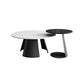 Modern Fixed Top Coffee Table Round Steel Abstract Cocktail Table Clearhalo 'Coffee & Accent Tables' 'Coffee Tables' 'coffee_tables' 'furn' 'furn_coffee_tables' 'Furniture' 'furniture_coffee_tables' 'Living Room Furniture' 1200x1200_798a698a-e4c1-41c3-ab3e-50f69d310e1e