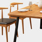 Industrial 1/2/5 Pieces Furniture Rectangle Solid Wood Dining Table Set in Brown