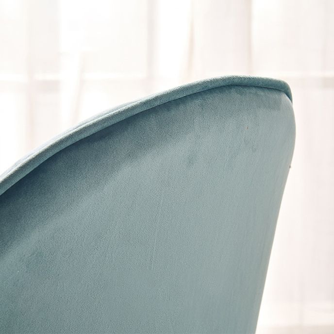 Upholstered Velvet Armless Dining Chairs Solid Back Side Chair with Metal Legs Clearhalo ' kitchen&dining_furn' 'Dining Chairs' 'Dining Tables & Seating' 'dining_chair' 'furn' 'furn_dining_chair' 'Furniture' 'furniture_dining_chair' 'Kitchen & Dining Furniture' 'kitchen' 1200x1200_798c2c22-7c3b-4357-9603-fd7c5ac7ab43