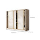 Modern Wardrobe Armoire with Garment Rod Wood Wardrobe Cabinet Clearhalo 'Armoires & Wardrobes' 'armoires_wardrobes' 'Bedroom Furniture' 'furn' 'furn_armoires_wardrobes' 'Furniture' 1200x1200_798c6ab8-89e4-42e1-8f8f-5c773e76baad