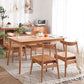 Rectangle Cherry Wood Dining Table Modern Wood Table in Nature with 4 Legs Clearhalo ' dining_table' 'Dining Tables & Seating' 'Dining Tables' 'furn' 'furn_dining_table' 'Furniture' 'furniture_dining_table' 'Kitchen & Dining Furniture' 'kitchen&dining_furn' 'kitchen' 'kitchen_dining_table' 1200x1200_798ddd89-3acd-4e5f-8309-400f9da9481d