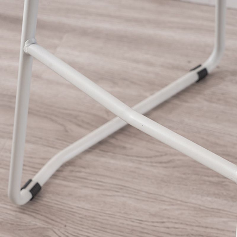 Modern Style Metal Low Back and Strap Pedal Bar Stool 30-inch Coffee Shop Bar Stool Clearhalo 'Bar Furniture' 'Bar Stools' 'bar_stools' 'furn' 'furn_bar_stools' 'furniture_bar_stools' 'Kitchen & Dining Furniture' 'kitchen&dining_furn' 'kitchen' 'kitchen_furn' Furniture' 1200x1200_798ec288-9d5c-4084-bd2c-d511db663efc