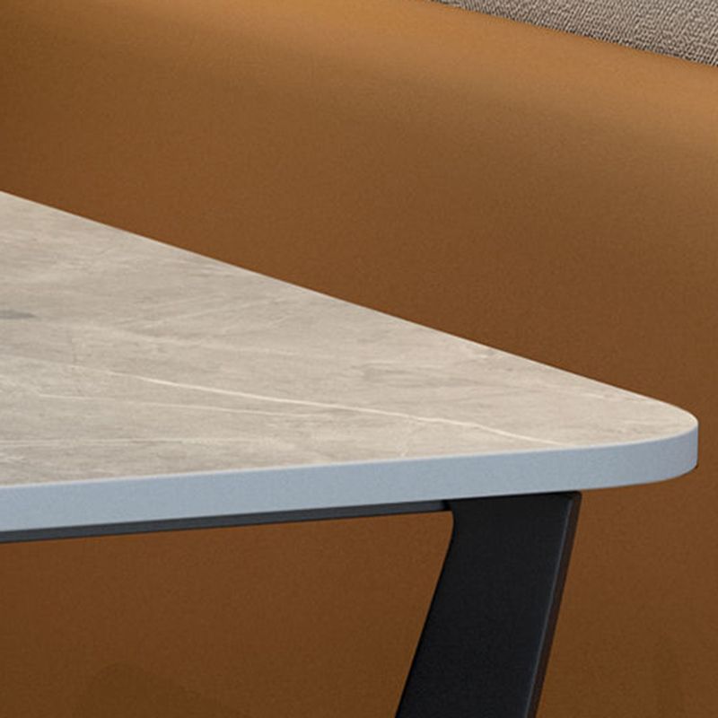 Moderne stijl metalen ijzeren zwarte basisplaat top met opbergrek ronde zijtafel