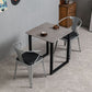 Industrial Style Grey Sintered Stone Dining Table Metallic Base Rectangle and Square Table for Home Clearhalo ' dining_table' 'Dining Tables & Seating' 'Dining Tables' 'furn' 'furn_dining_table' 'Furniture' 'furniture_dining_table' 'Kitchen & Dining Furniture' 'kitchen&dining_furn' 'kitchen' 'kitchen_dining_table' 1200x1200_7993013d-3076-42a3-88df-08bf930d4b64